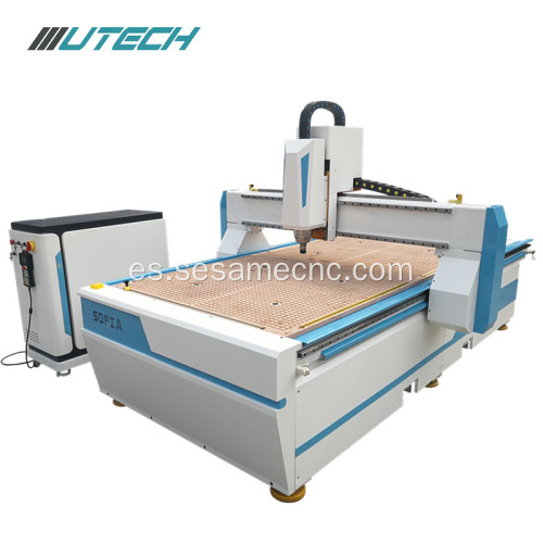 Máquina de corte cnc para sillas de madera con ATC.